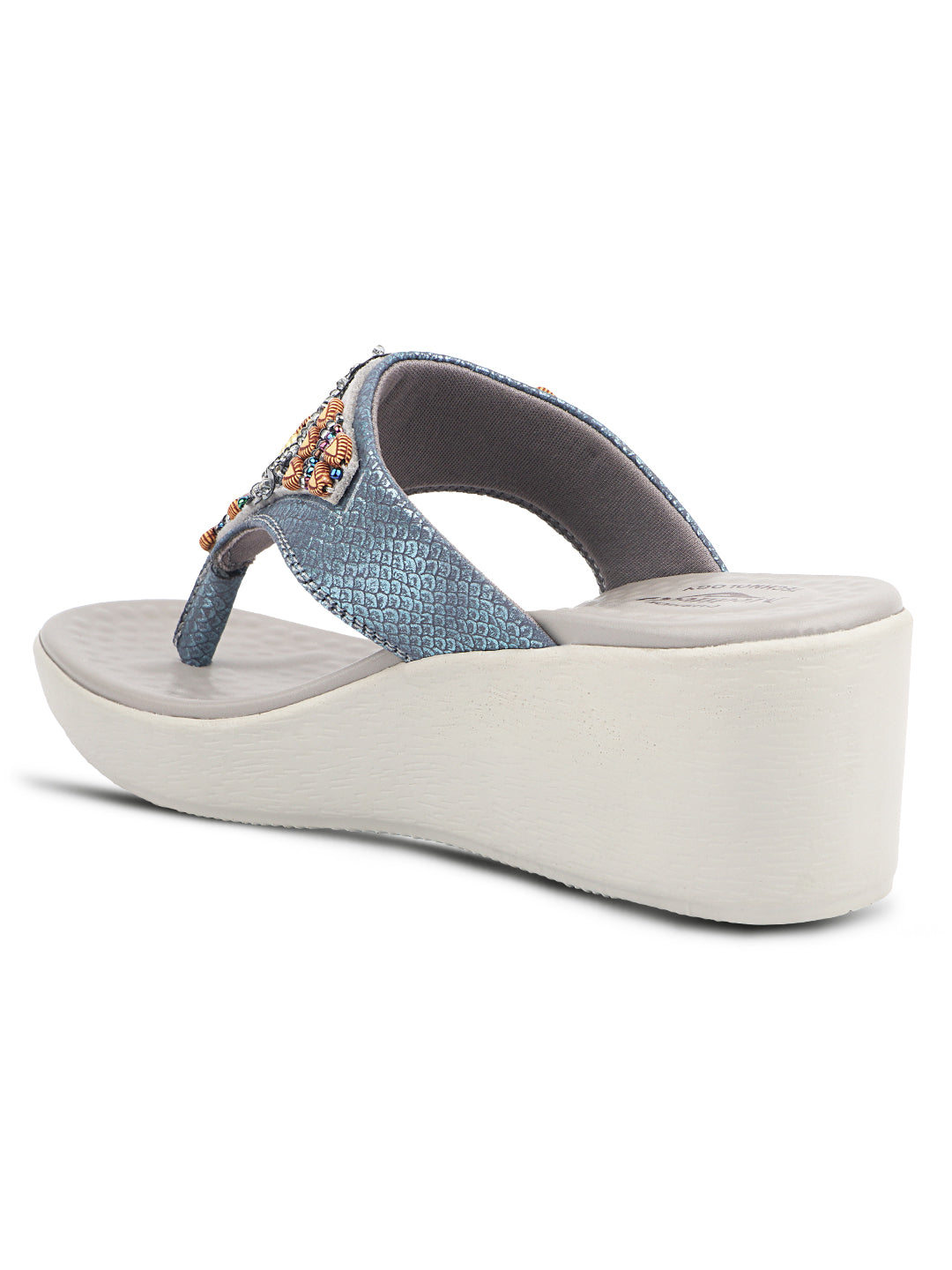 Medifeet Fashion Wedge with Cushion and Comfort Slip-On For Women
