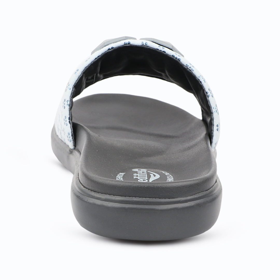 Medifeet Orthopedic Trendy Slides With Arch Support For Women's | Soft Cushion Sole Flats | Fashion Floral Footwear