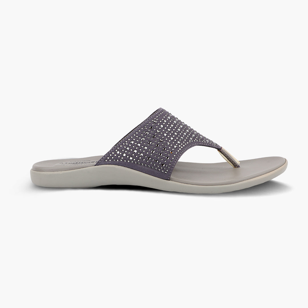 Medifeet Fashion Slippers For Women's (Comfortable Flat Slippers)