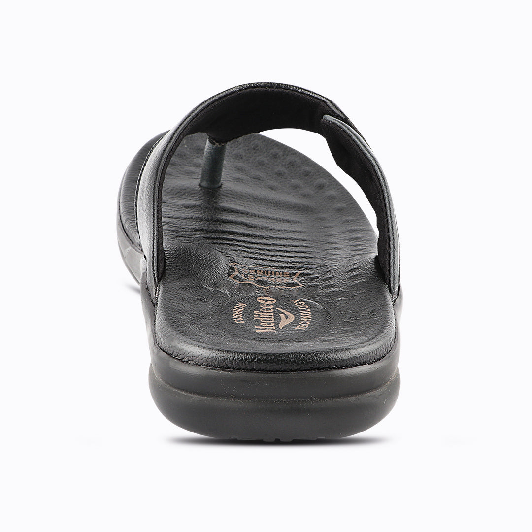 Medifeet All Day Comfort men's Slippers
(Leather Slippers | V Strapped Design)