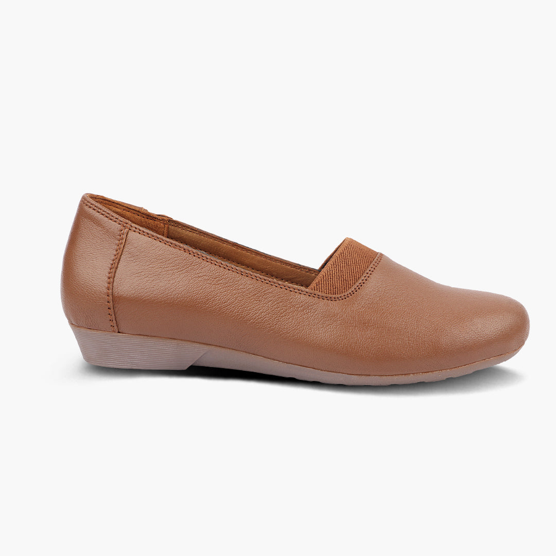 Medifeet Stylish & Comfy Belly Loafers for Women (Anti Skid Grip | Cushioned Footbed)