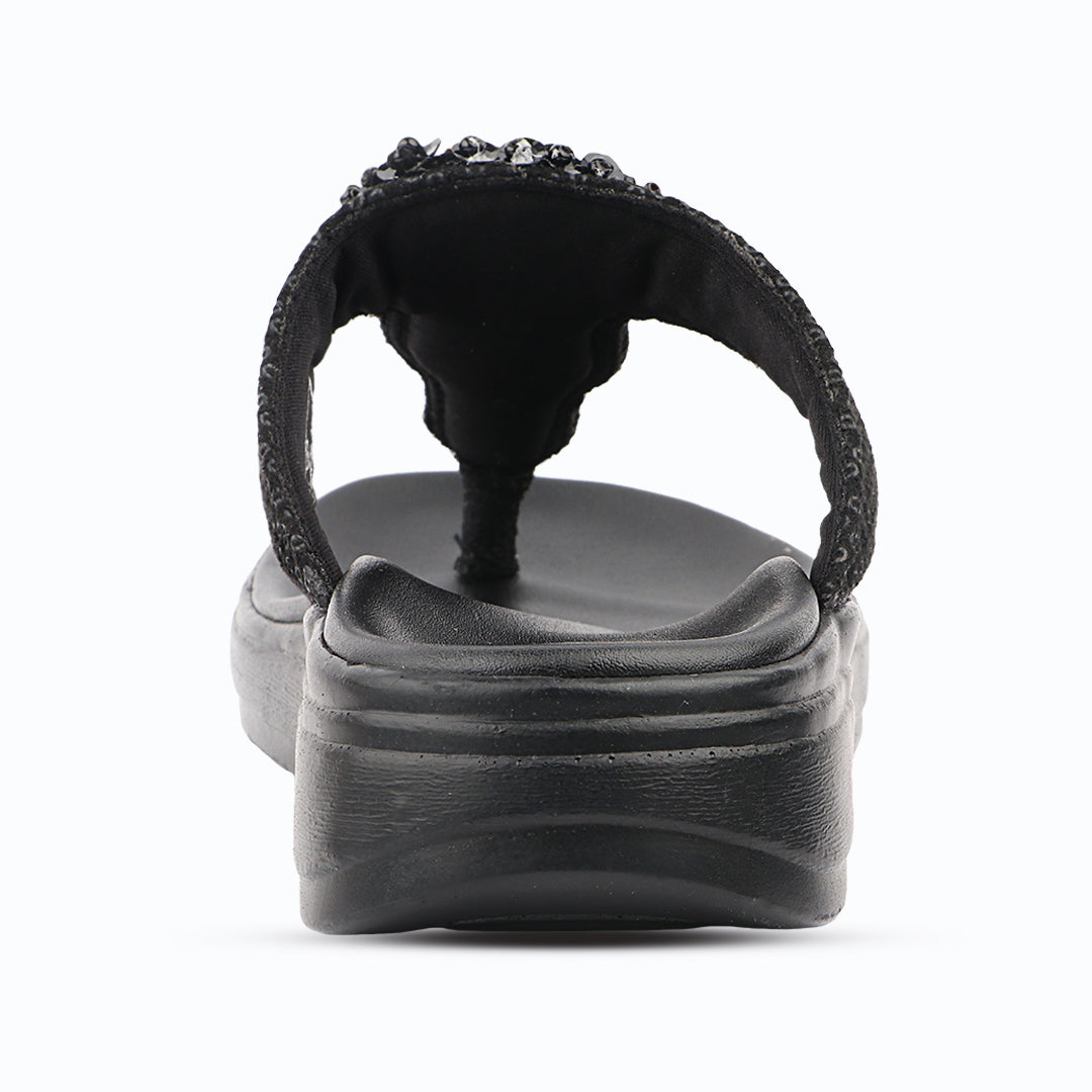 Medifeet Women’s Orthopedic Sandals with Arch Support – Comfortable Beaded Slip-On Flats