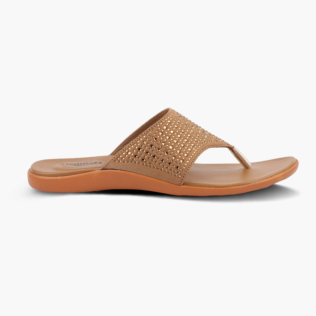 Medifeet Fashion Slippers For Women's (Comfortable Flat Slippers)