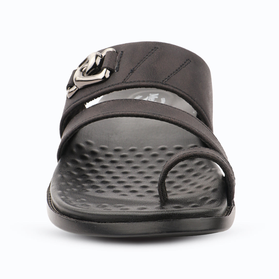 Medifeet Men's Comfort Toe Ring Sandals | Premium Orthopedic Support | Soft Cushioned Footbed | Lightweight Flexible Sole | Elegant Everyday Walking Sandals |