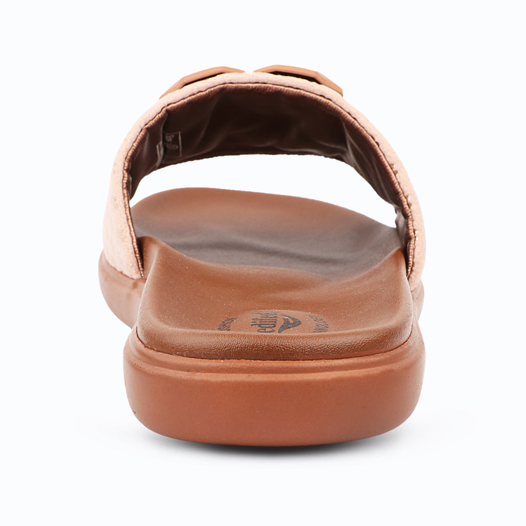 Medifeet Orthopedic Trendy Slides With Arch Support For Women's | Soft Cushion Sole Flats | Fashion Floral Footwear