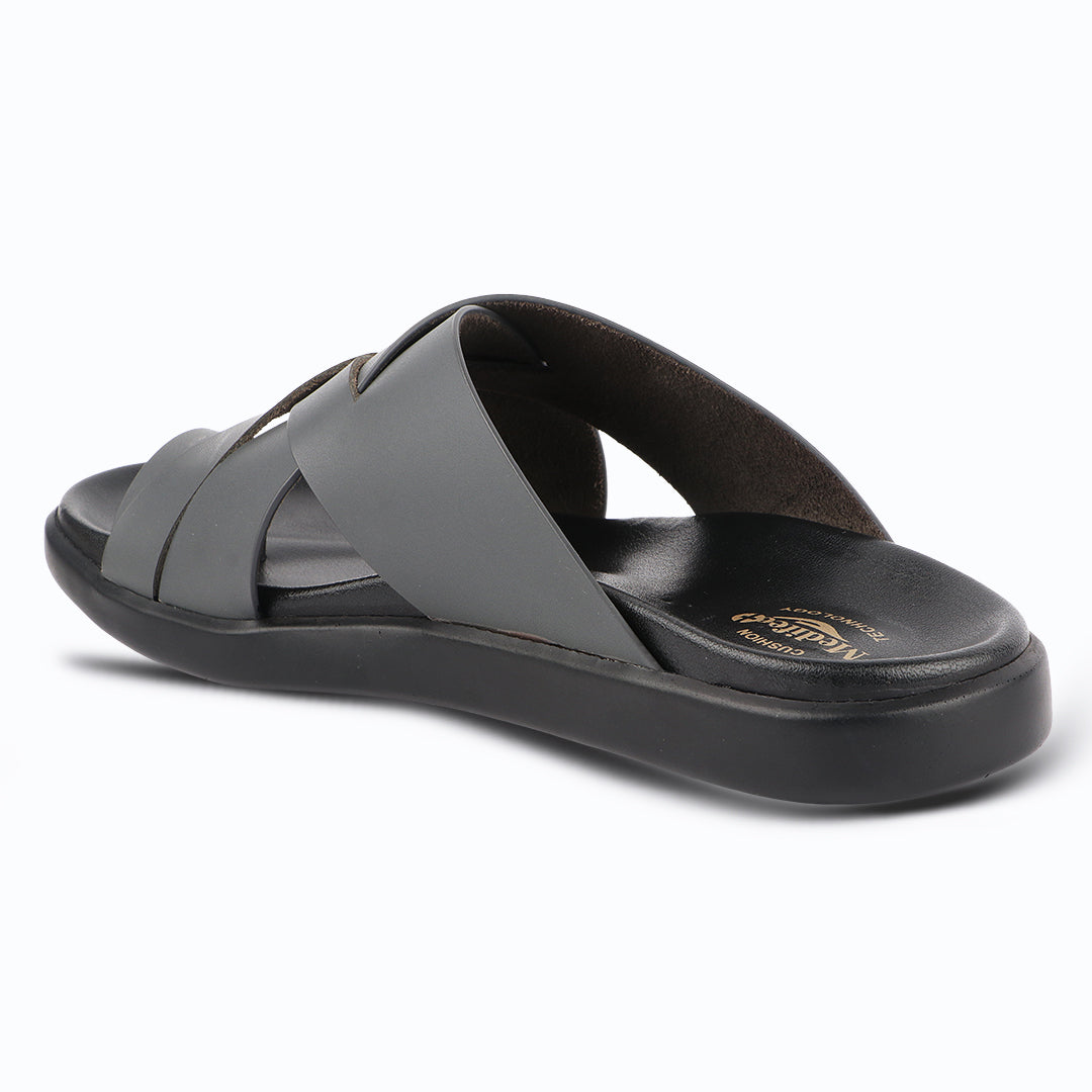 Medifeet Leather Slippers for Men (Classic)
(Extra Comfortable with Arch Support)