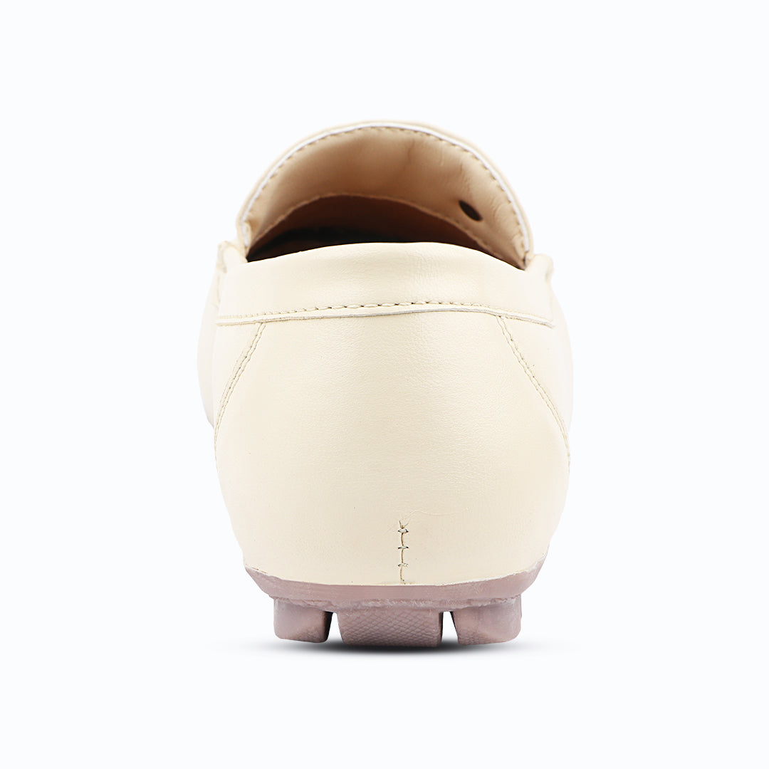 Pointed-Toe Leather Loafers for Women with Extra Cushion