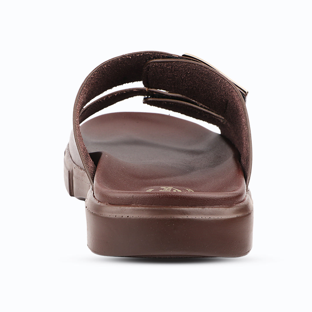 Medifeet Comfort Slide Sandals For Men's - Adjustable double straps with elegant metal buckles