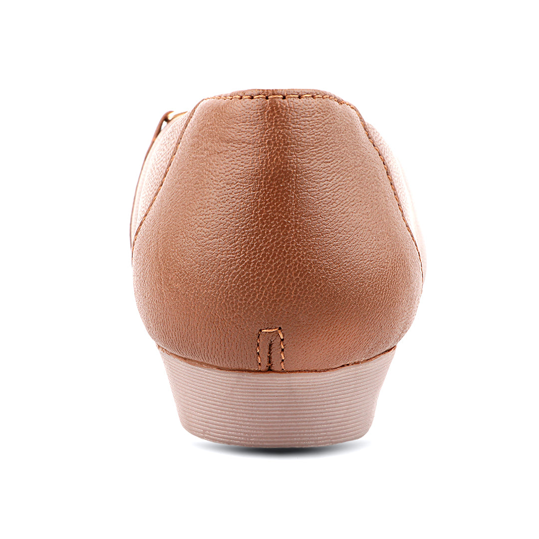 Medifeet Women's Genuine Leather Flats Ballet – (Arch Support, Cushioned Insole, Formal & Office Wear Comfort)