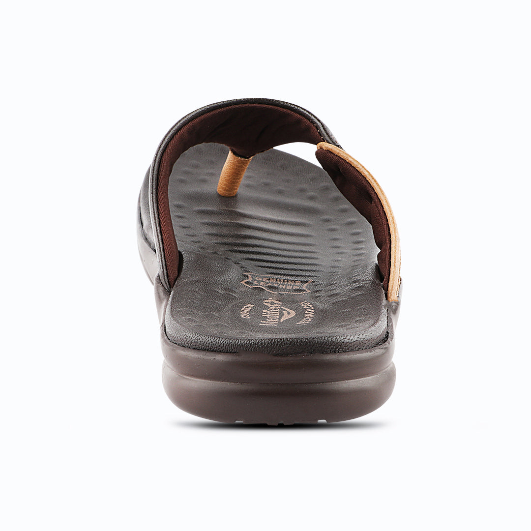 Medifeet All Day Comfort men's Slippers
(Leather Slippers | V Strapped Design)