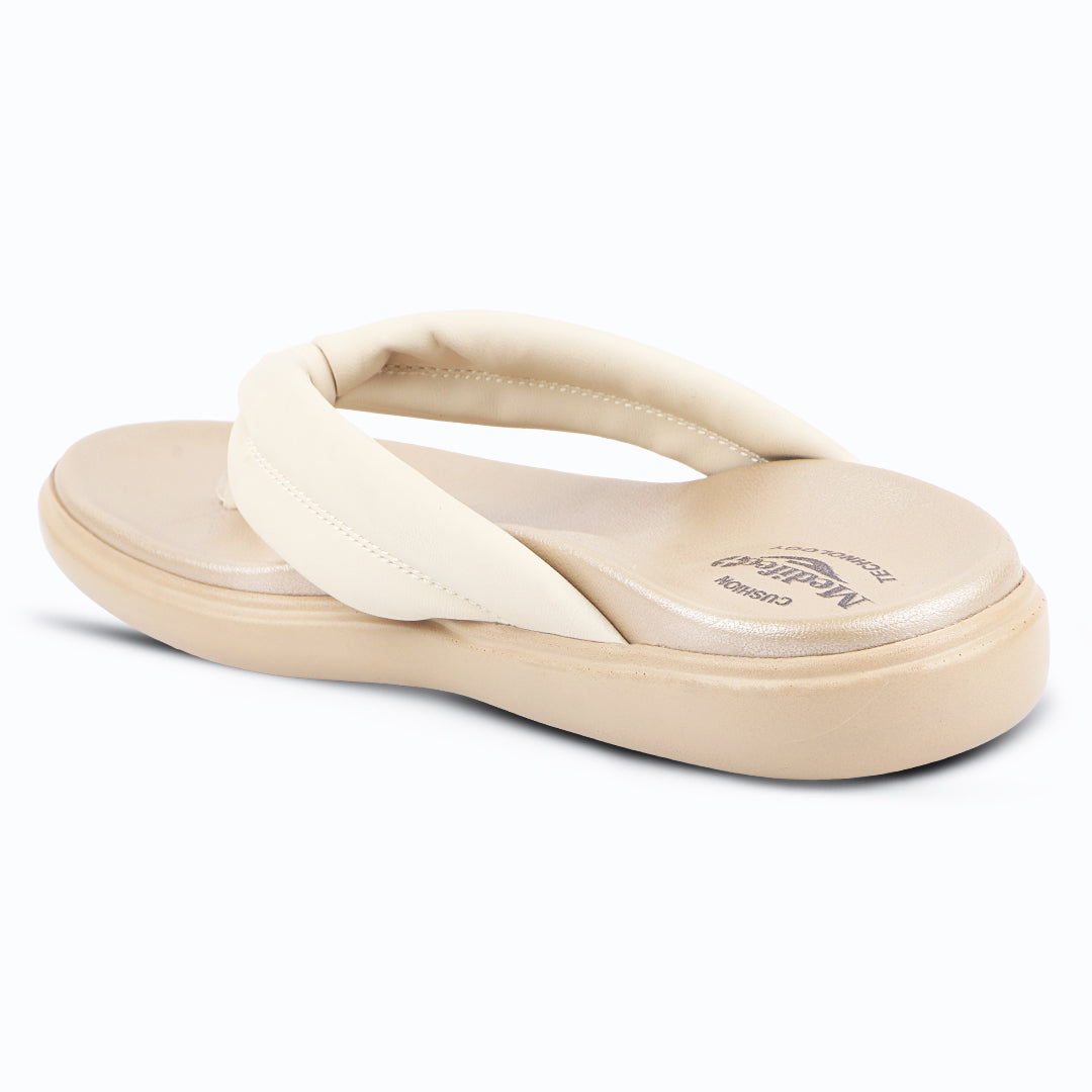 Medifeet Premium V Strap Slippers for Women (Comfortable & Arch Support)