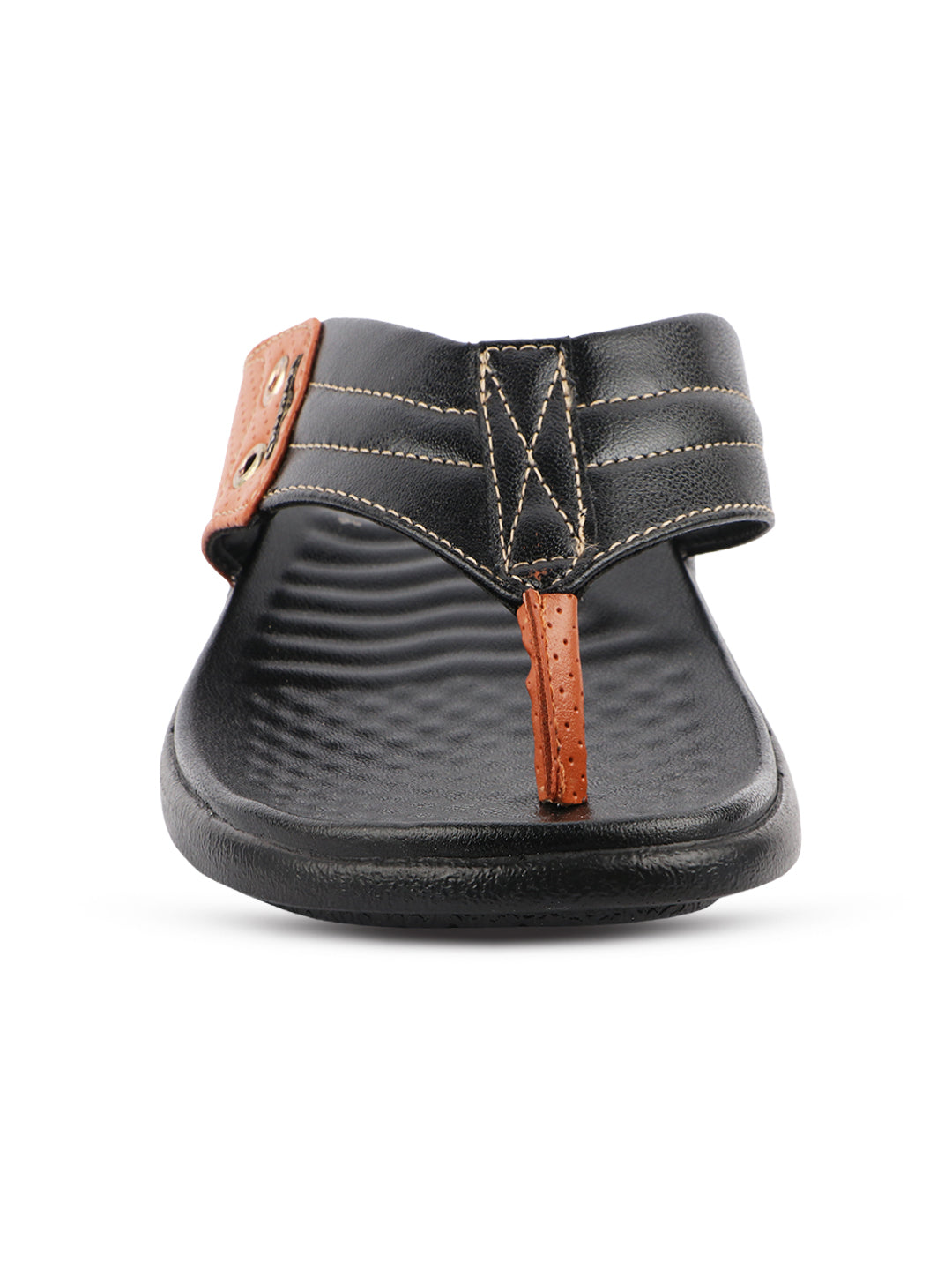 Medifeet Men's Comfort Arch Support Flip-Flops | Dual-Tone Anti-Skid Slippers for All-Day Wear