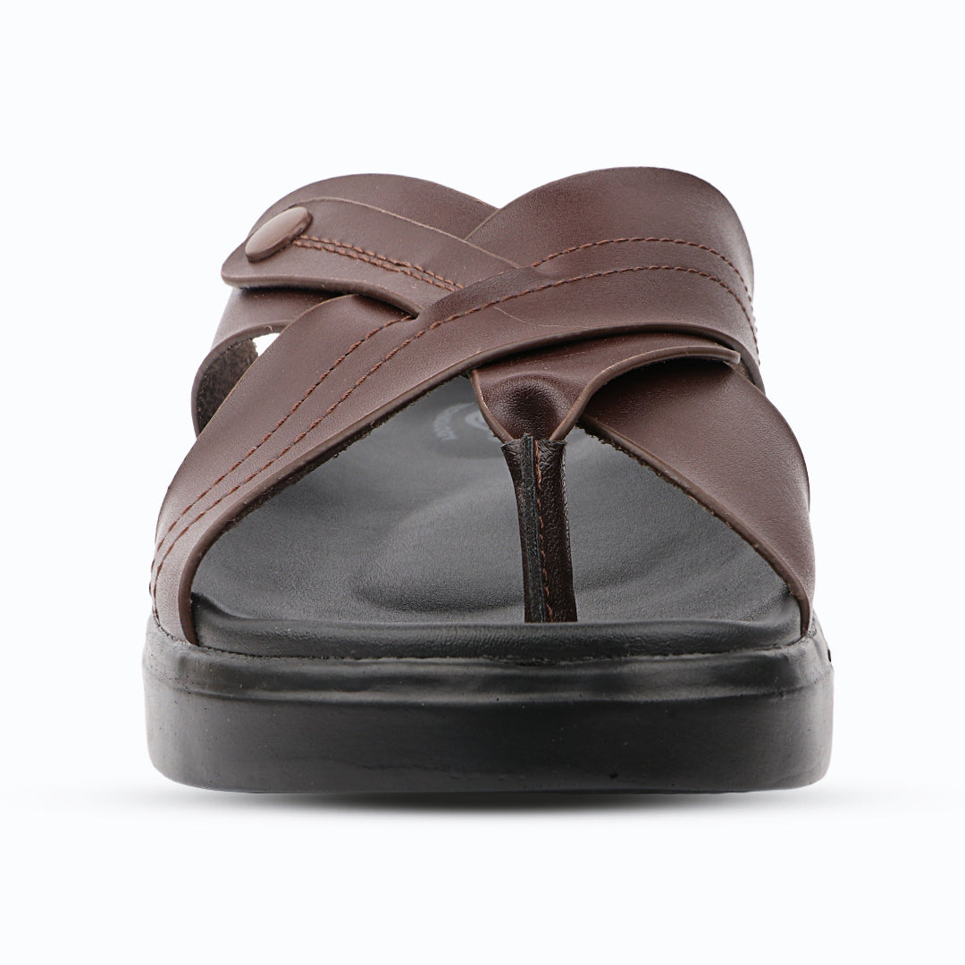 Medifeet ComfortZone Men's Cross Strap Slide Sandals | German Technology Comfort Midsole | Arch Support | Lightweight Slip-On Casual Footwear for Daily Wear