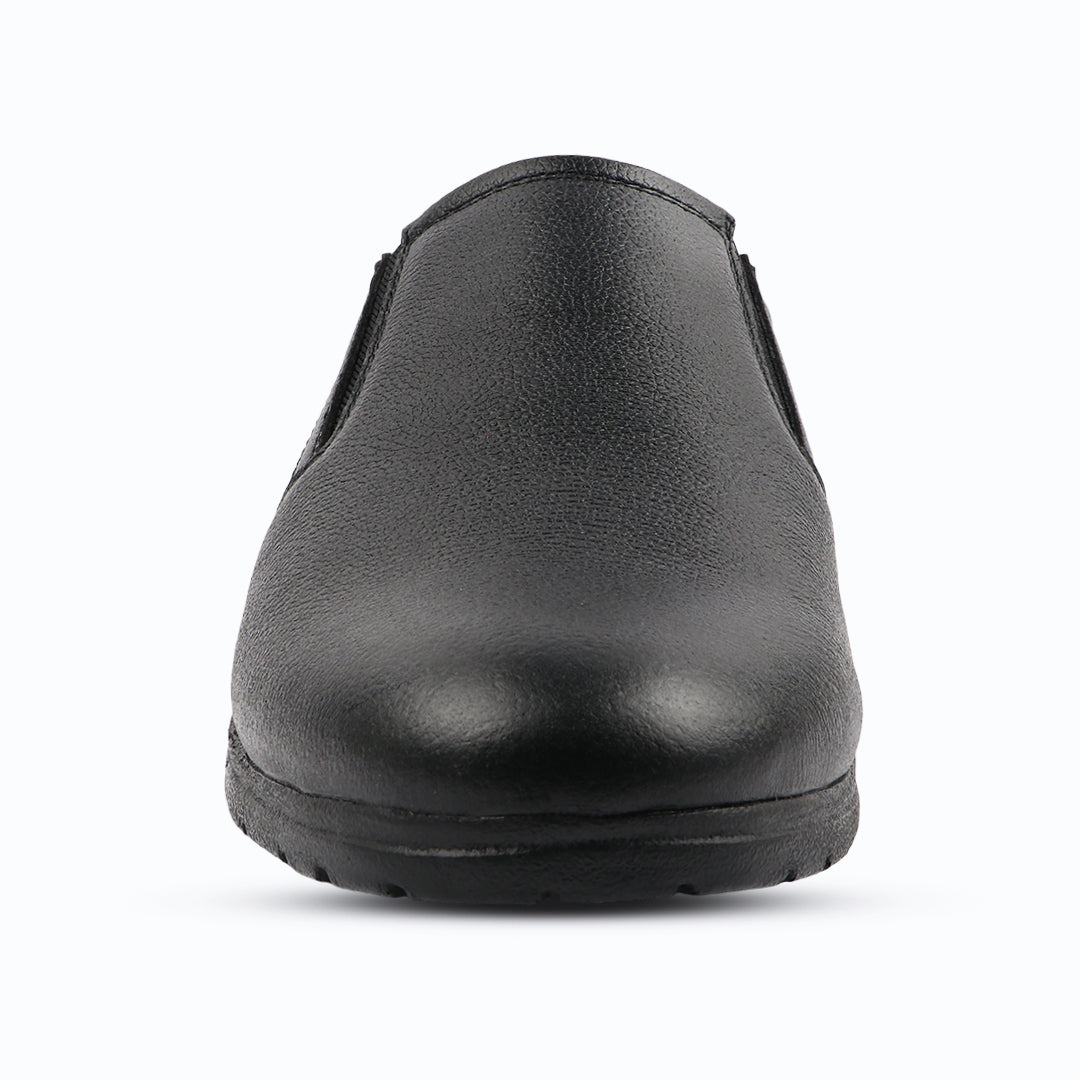 Medifeet Men's Comfort Slip-On Formal Shoes – Arch Support, Soft Cushioned, Anti-Skid Sole