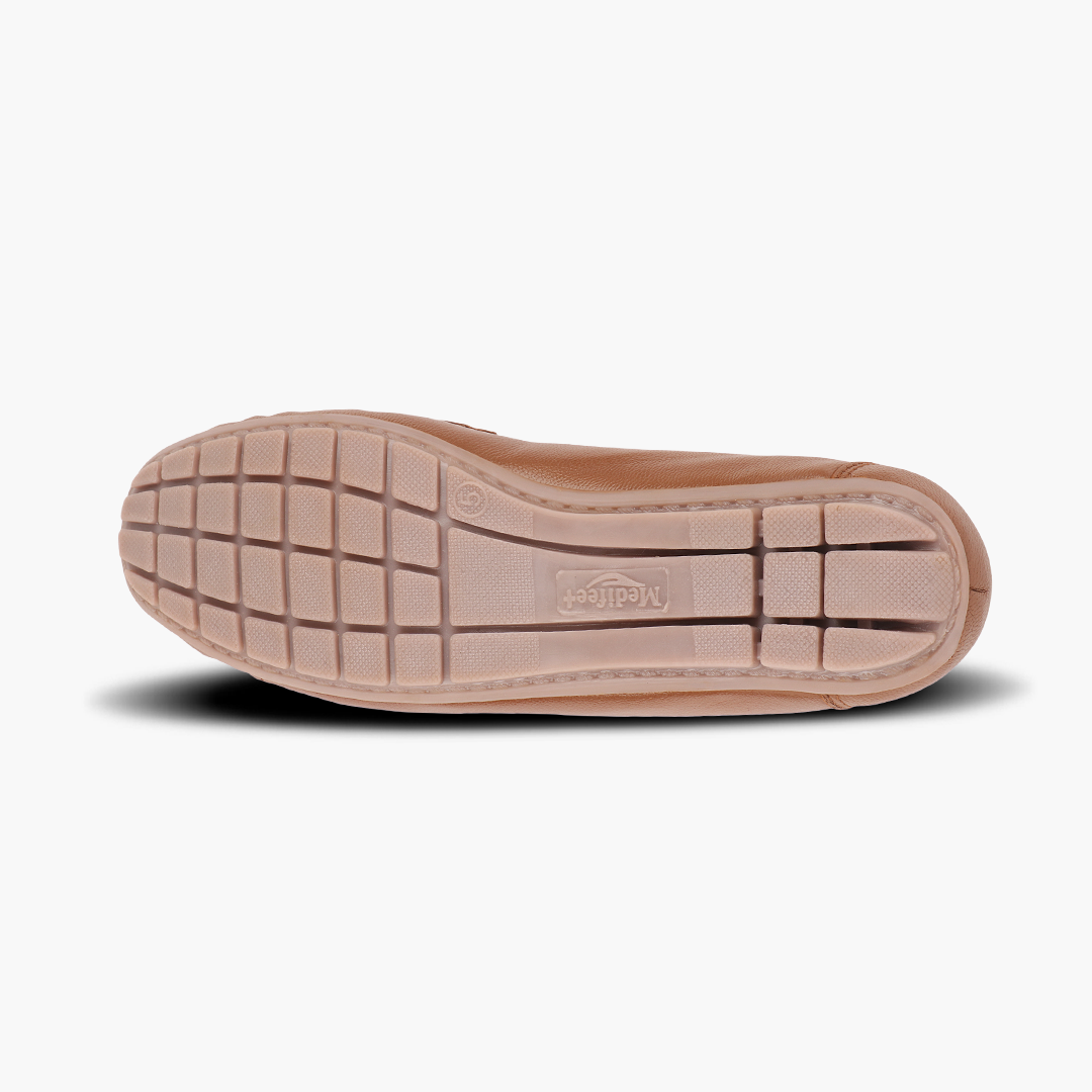 Medifeet Leather Moccasin / Loafers for Women
(Premium Leather | Cushioned Footbed)