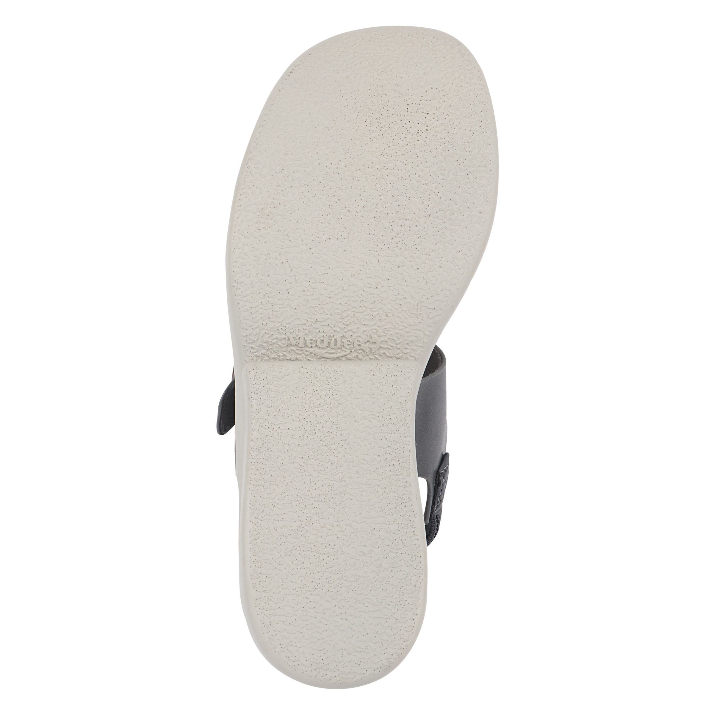 Medifeet Dual Strap Heel Sandal for Women (With Ankle Strap for Better Fit)