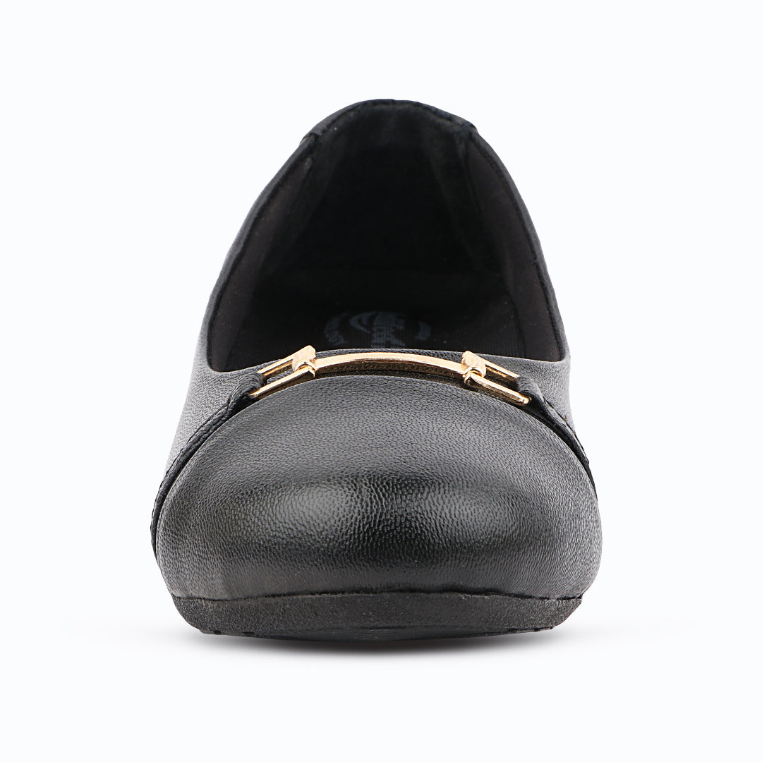 Medifeet Women's Genuine Leather Flats Ballet – (Arch Support, Cushioned Insole, Formal & Office Wear Comfort)