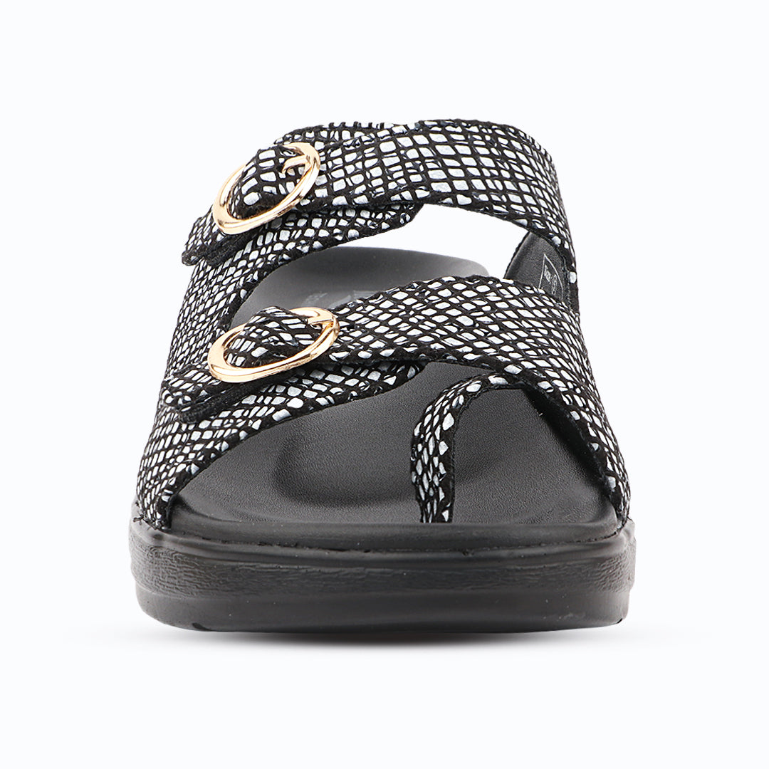 Medifeet DiaStyle Fashion Meets Comfort Diabetic Sandal | Premium Cushioned Orthopedic Slides for All-Day Walking Support