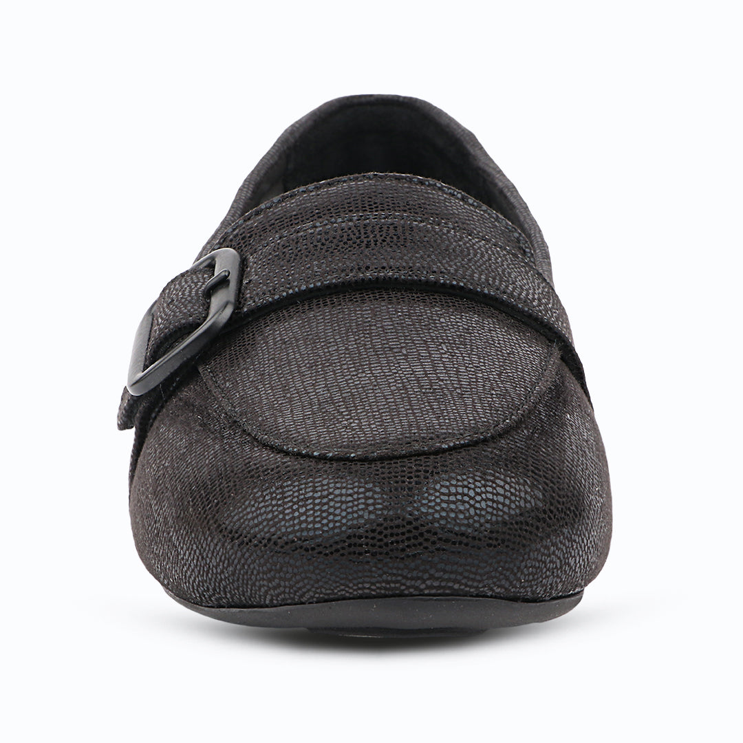 Medifeet Arlo Buckle Comfort Loafer For Women’s Lightweight Cushioned Office & Casual Shoes for All-Day Support