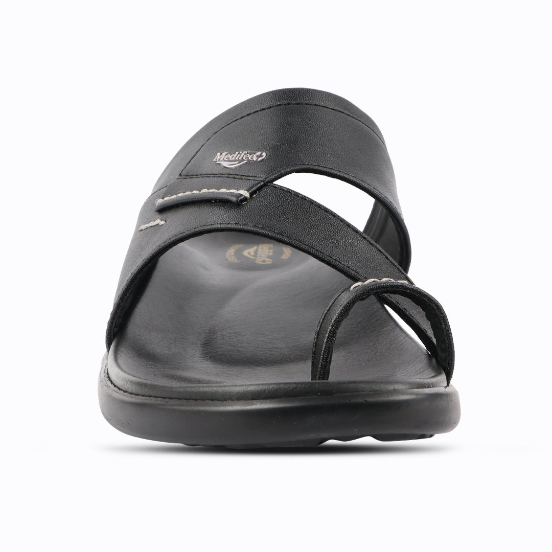 Medifeet Classic Design Leather Slippers for Men
(Ideal for Long Wear)