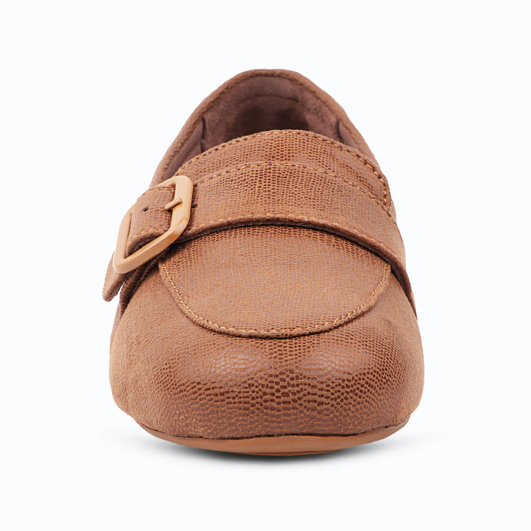 Medifeet Arlo Buckle Comfort Loafer For Women’s Lightweight Cushioned Office Shoes for All-Day Support