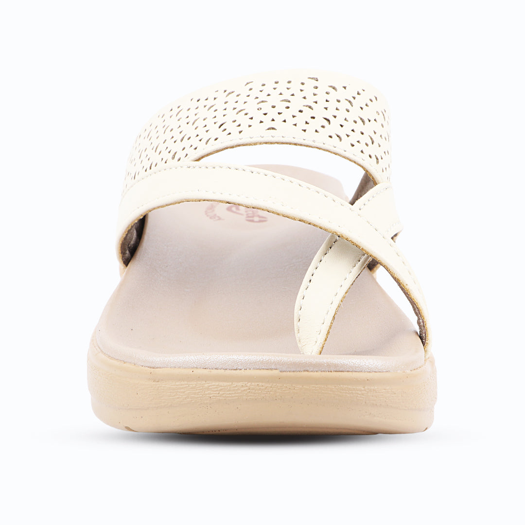 Medifeet SoftStep X-Ring Toe Comfort Slides Slippers For Women's – CushionFlow Midsole Arch Support for All-Day Support