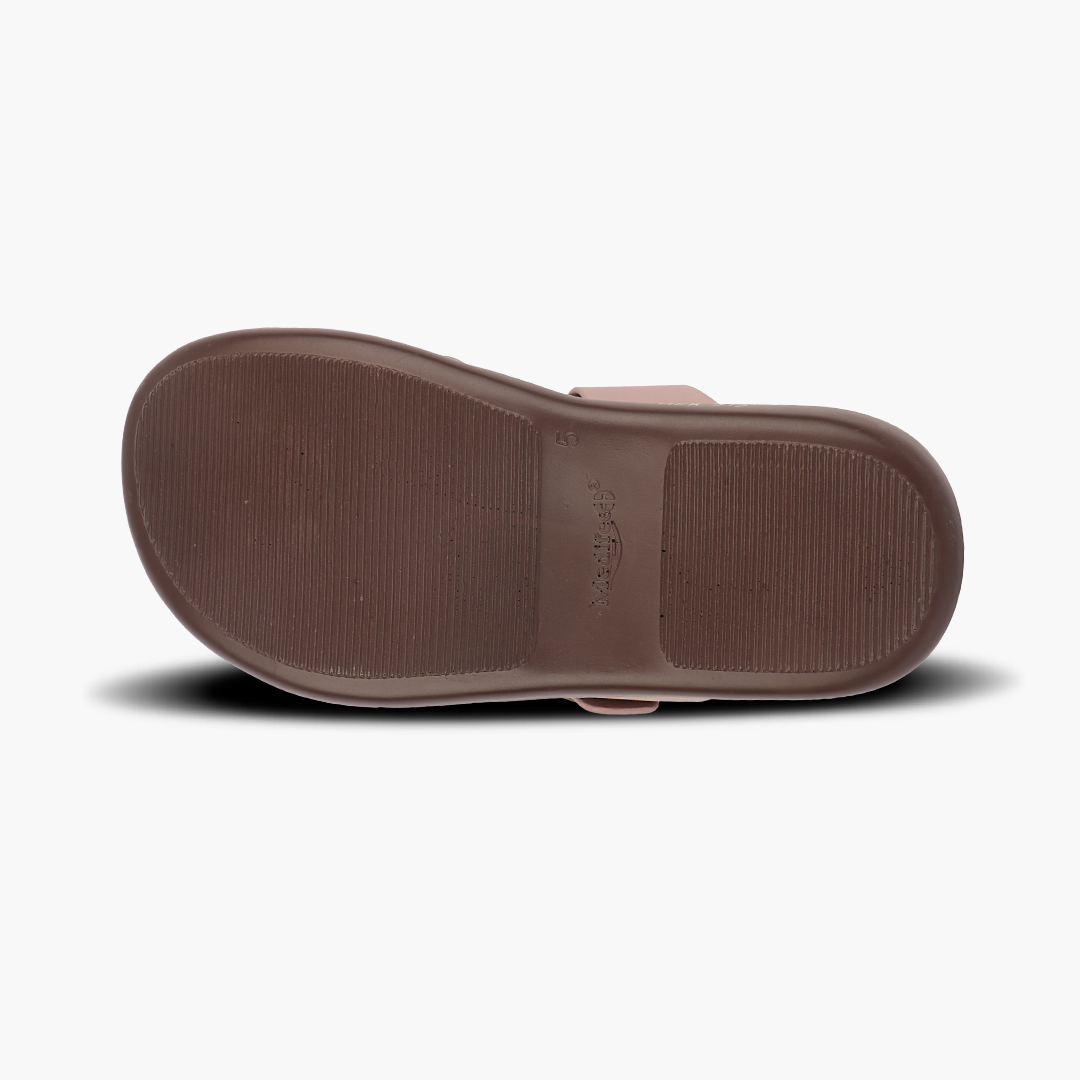 Medifeet Women’s Comfort Cross Strap Slide Sandals with Adjustable Buckle | Arch Support | Cushioned Footbed | Lightweight Anti-Slip Sole