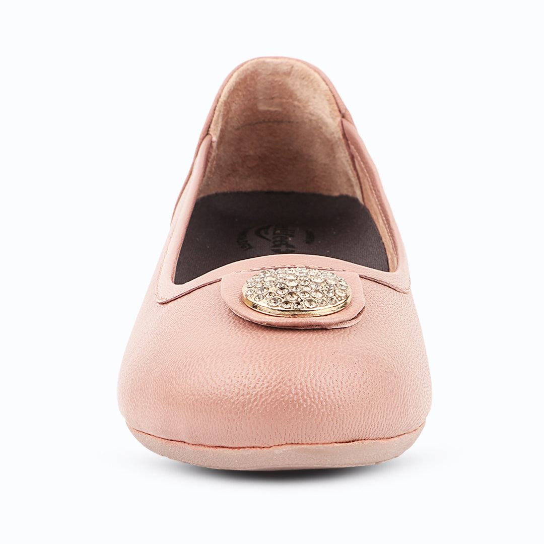 Medifeet 'Desk to Dinner' Chic Embellished 'Ballerinas' for Women Ballet Flats Shoes (Cushion Technology)