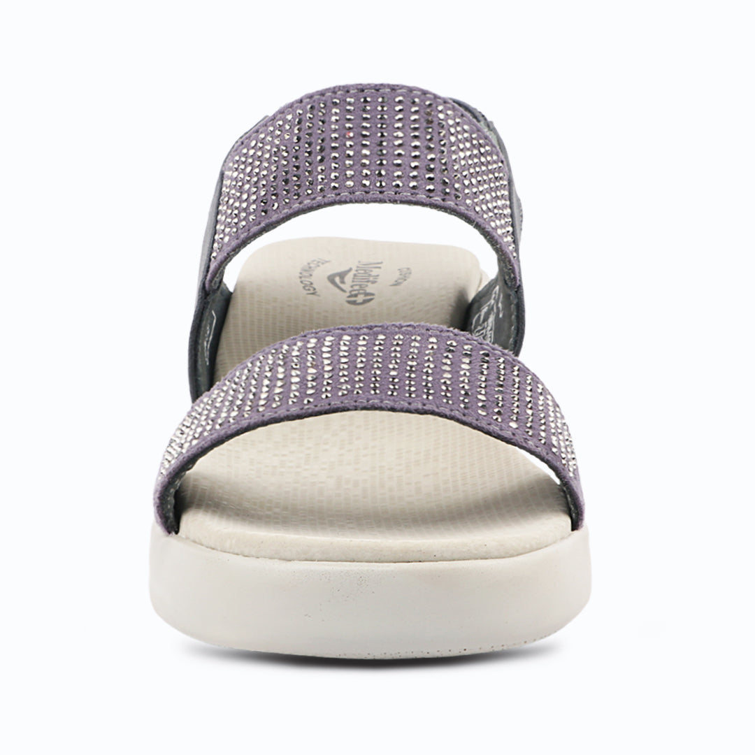Cushioned Dual Strap Women’s Sandals with Heels