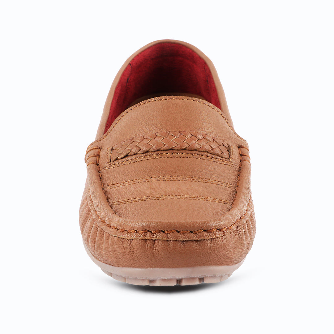 Medifeet Genuine Leather Comfortable & Arch Support Loafers For Women's
