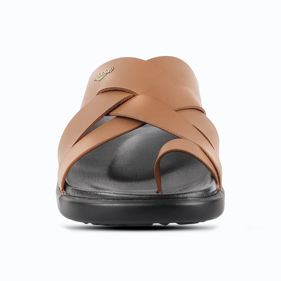 Medifeet Leather Slippers for Men (Classic)
(Extra Comfortable with Arch Support)