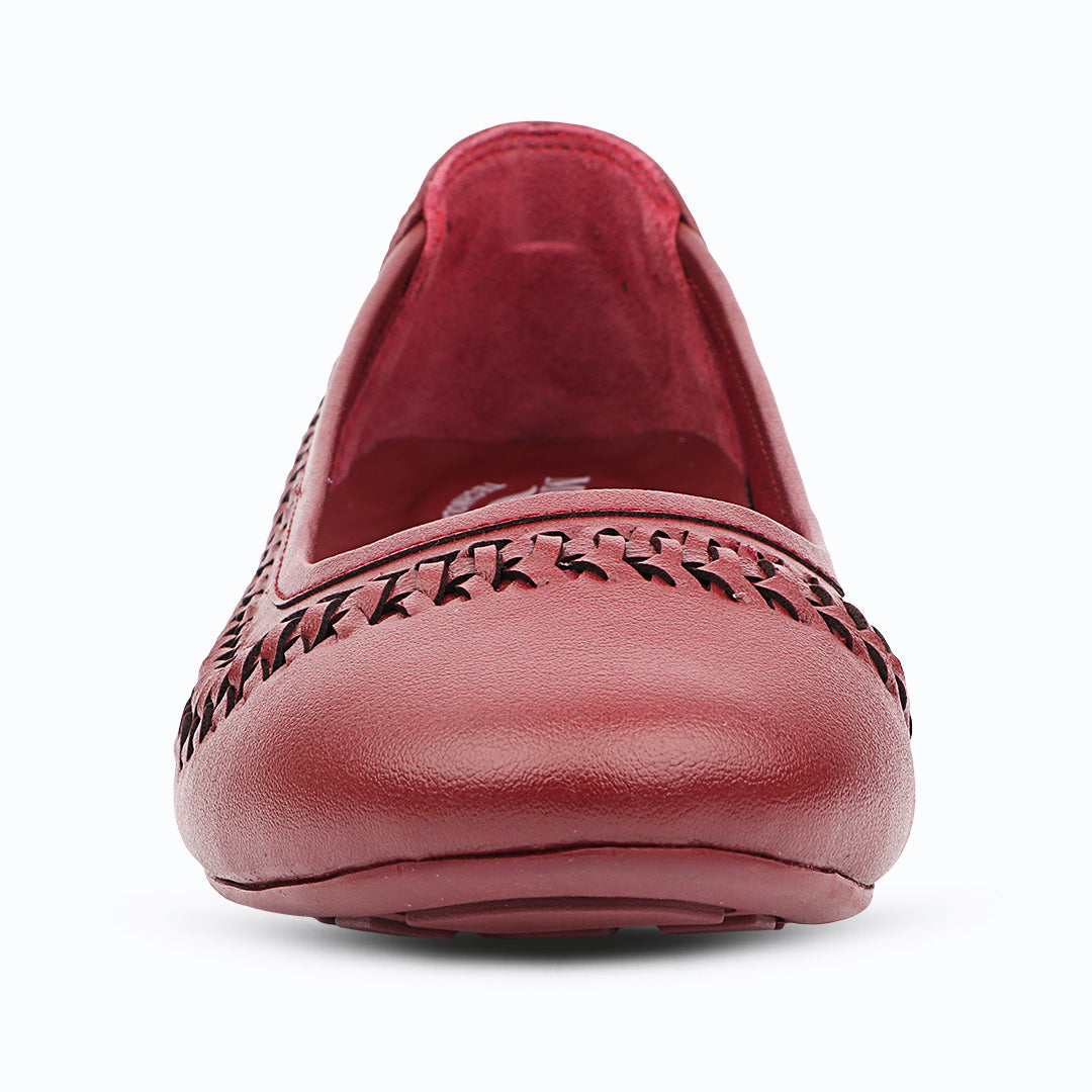 Medifeet Women Comfort Weave Ballet Flats – Lightweight Cushioned Office & Casual Shoes