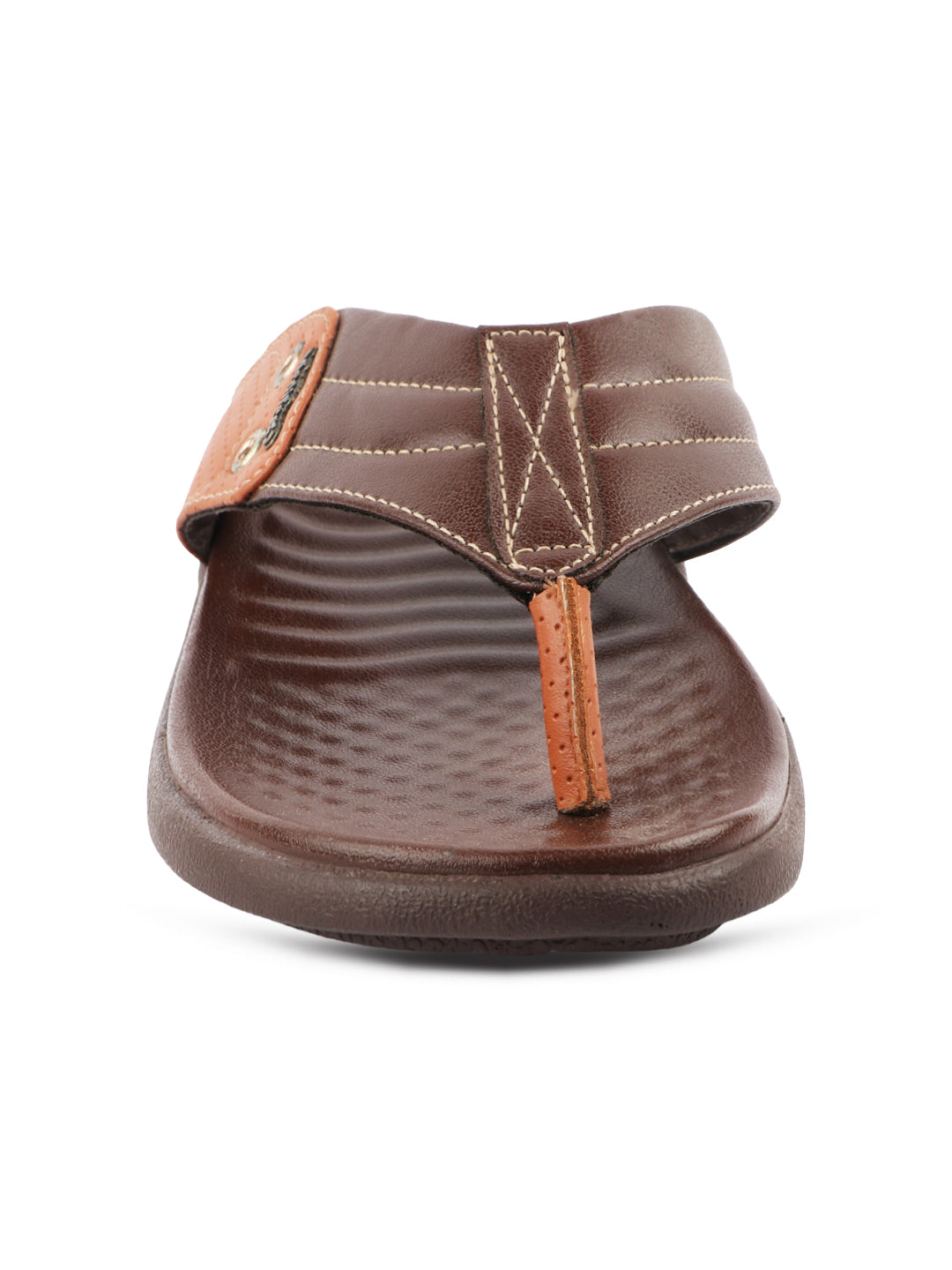 Medifeet Men's Comfort Arch Support Flip-Flops | Dual-Tone Anti-Skid Slippers for All-Day Wear