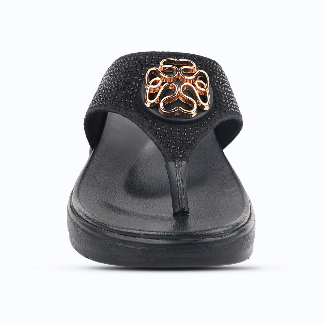 Medifeet Stylish Stone and Comfy Slippers for Women with Midsole Arch Support