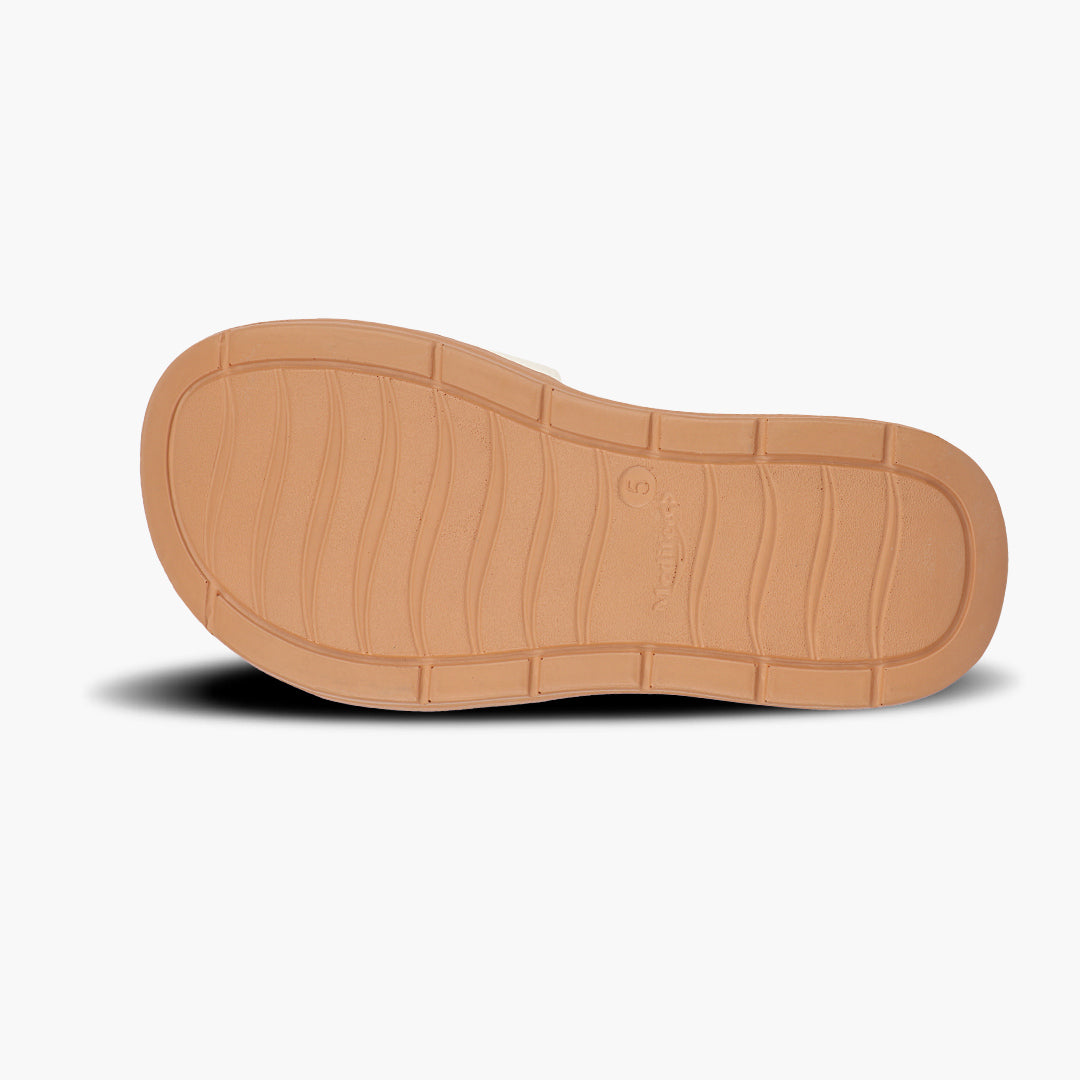 Medifeet Classic Leather Slide for Women (Cushioned Footbed & Arch Support)