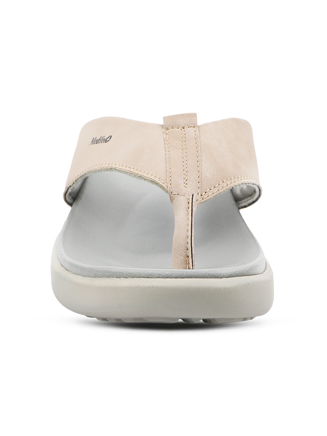 Medifeet Men's Leather Thong Slippers