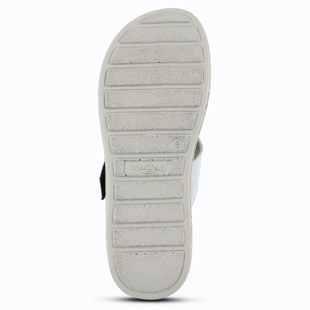 Medifeet Side V-Strap Comfortable Sandals with Arch Support For Women's