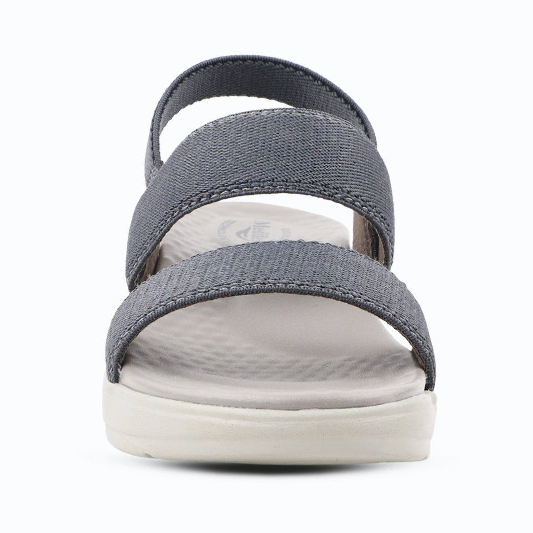 Medifeet Women's Dual Strap Fashion Sandals (with High Back Strap & Arch Support)