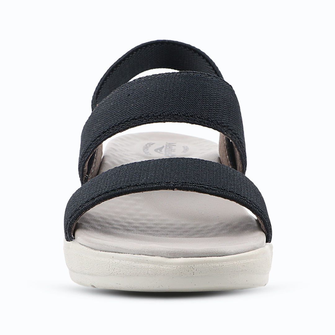 Medifeet Women's Dual Strap Fashion Sandals (with High Back Strap & Arch Support)