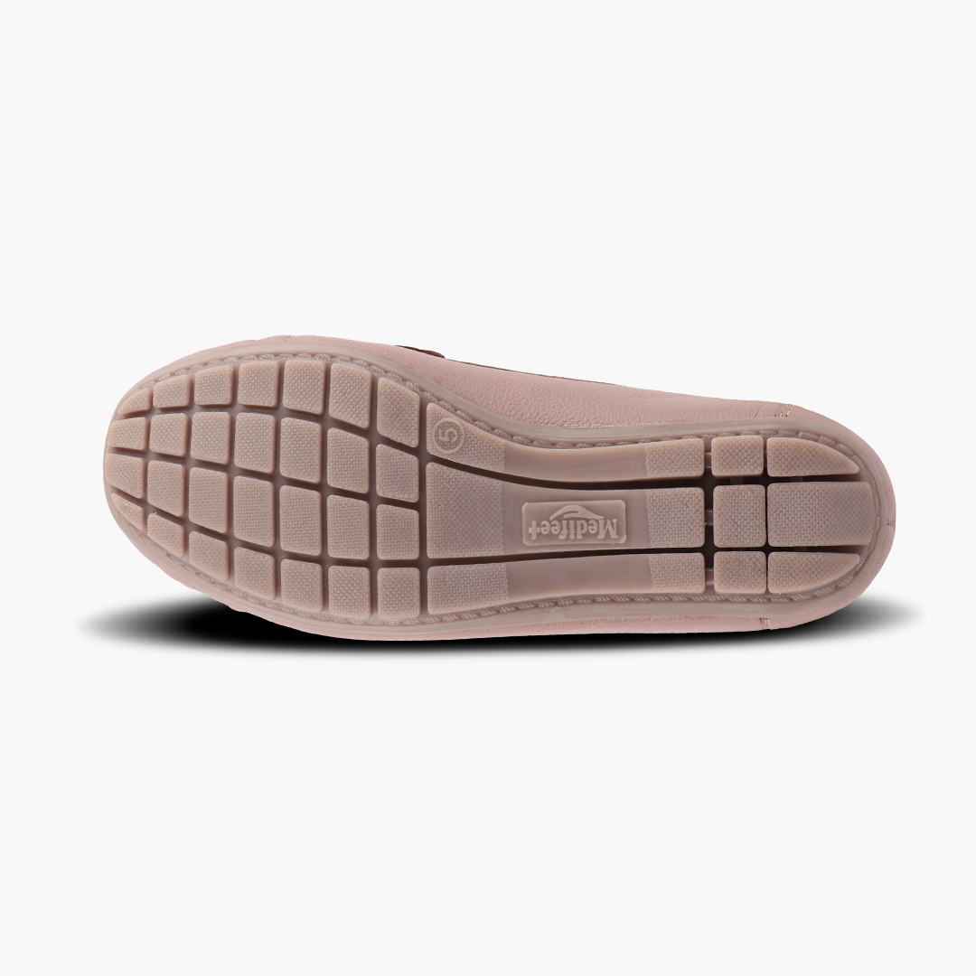Medifeet Leather Moccasin / Loafers for Women
(Premium Leather | Cushioned Footbed)