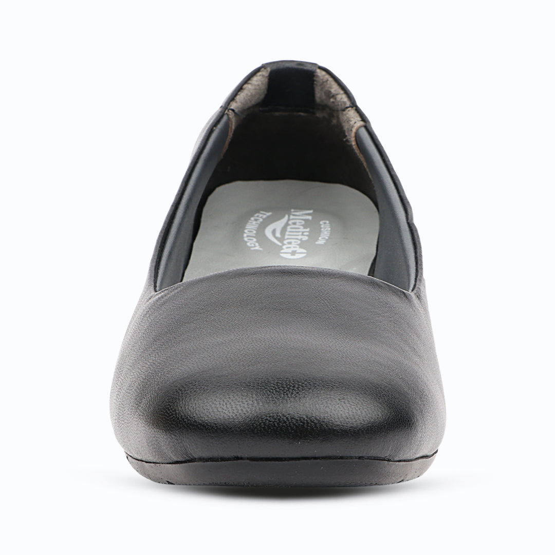 Medifeet Women’s Formal Pumps Slip-On – Cushioned Footbed, Arch Support, Lightweight Office & Casual Shoes