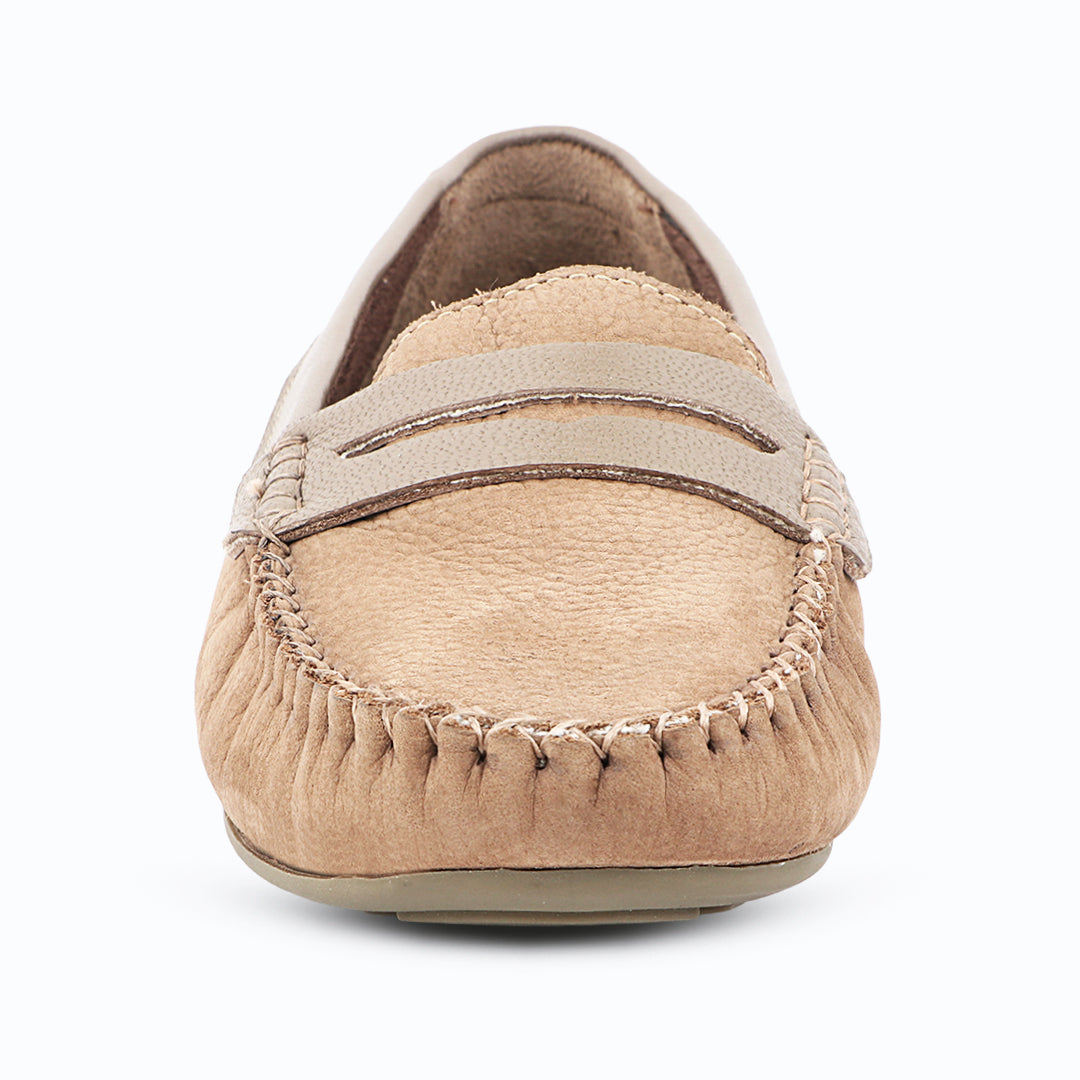 Medifeet Women’s Ortho Penny Loafers | Cushioned Slip-On Comfort Shoes | Daily Wear Office & Casual