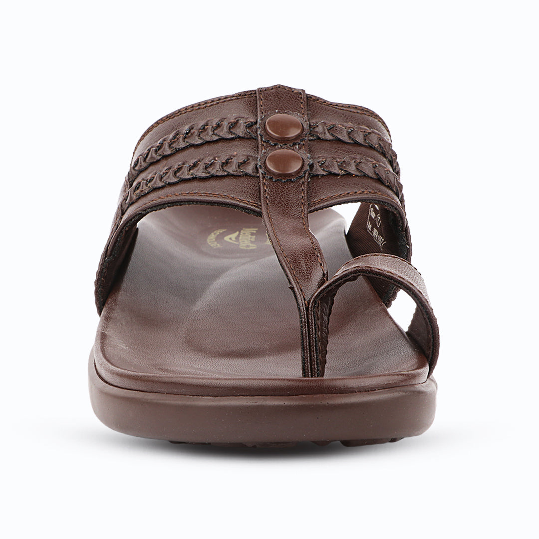 Medifeet Men’s Ethnic Comfort Sandals with Arch Support – All-Day Walking Slippers