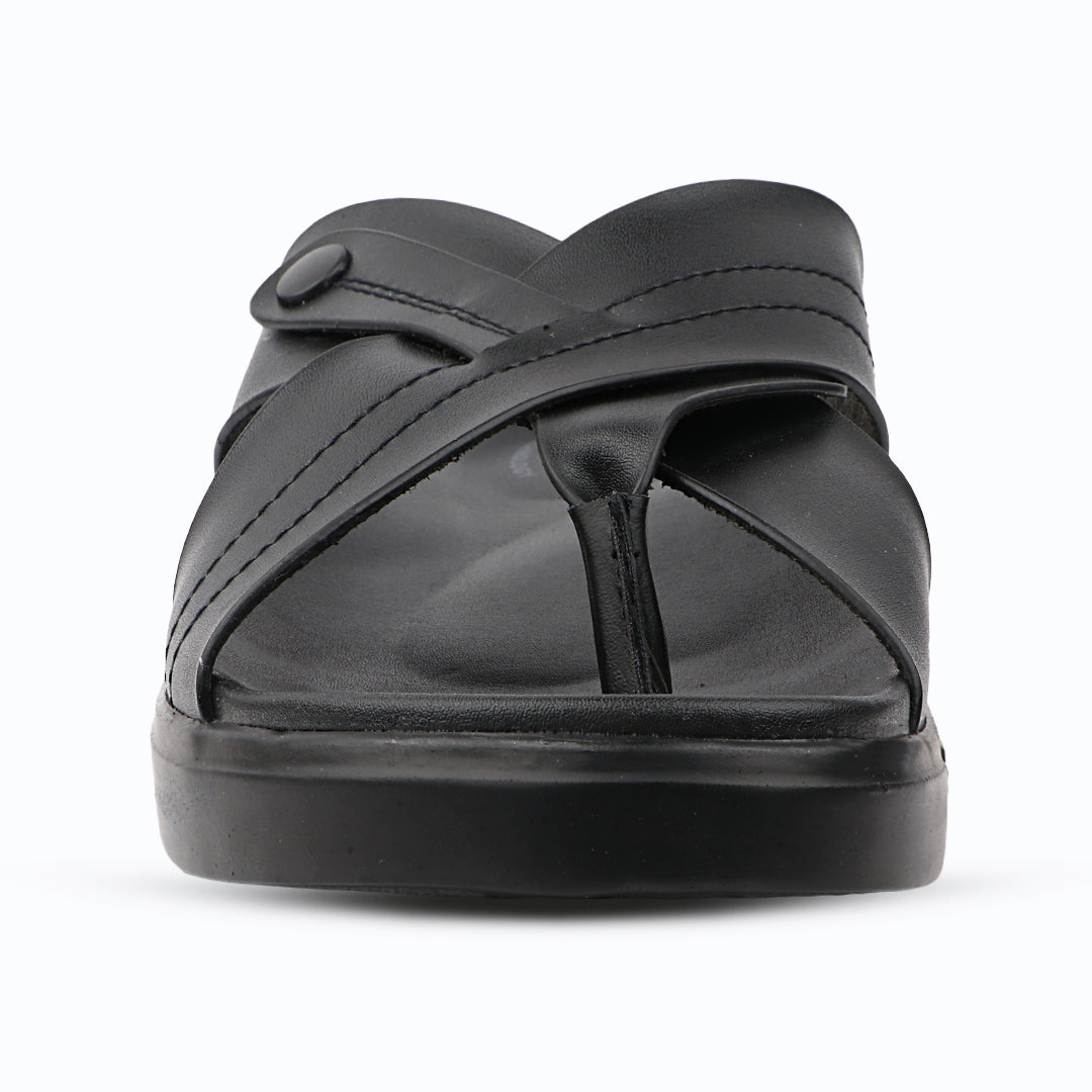 Medifeet ComfortZone Men's Cross Strap Slide Sandals | German Technology Comfort Midsole | Arch Support | Lightweight Slip-On Casual Footwear for Daily Wear