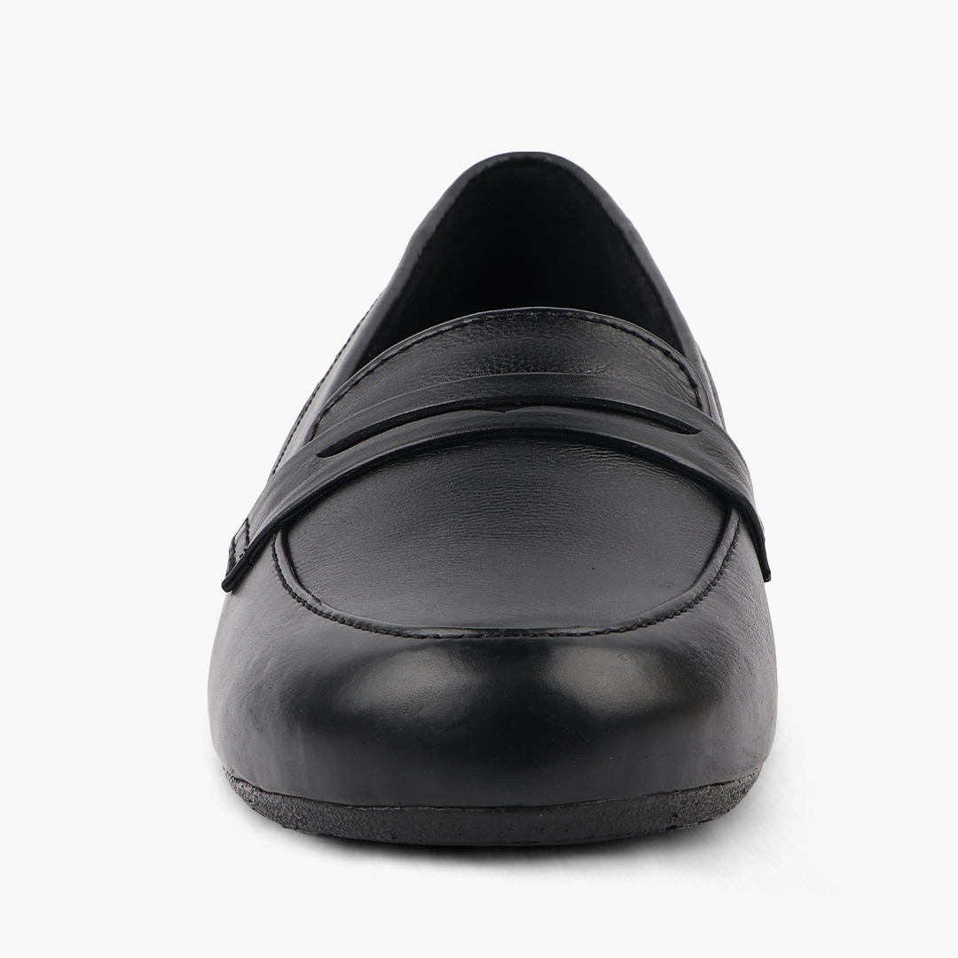 Extra Cushioned Pointed-Toe Belly Loafers for Women