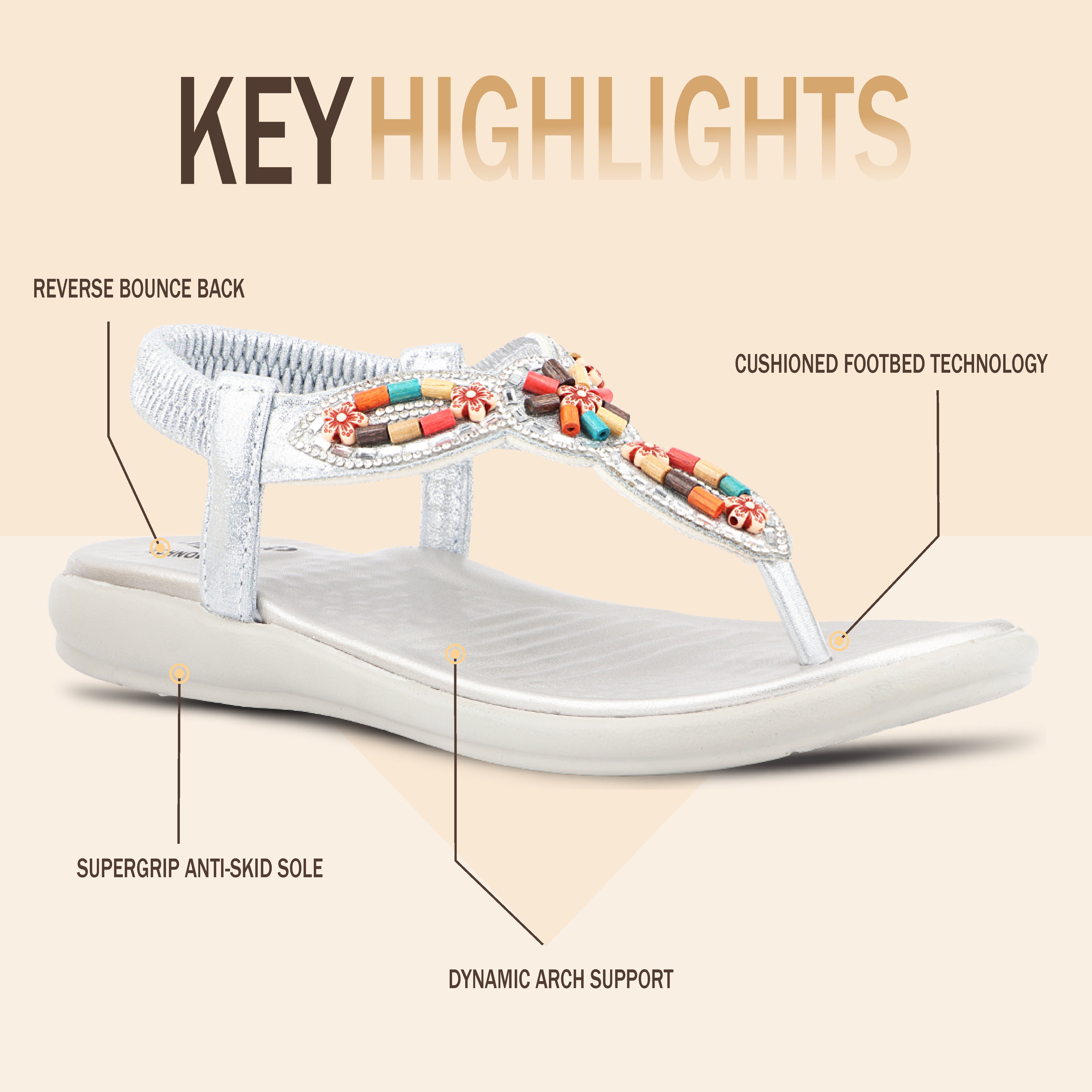 Medifeet SoftStep Boho Chic Sandals – Pain-Free Fashion Walking | Style Without Sacrificing Comfort
