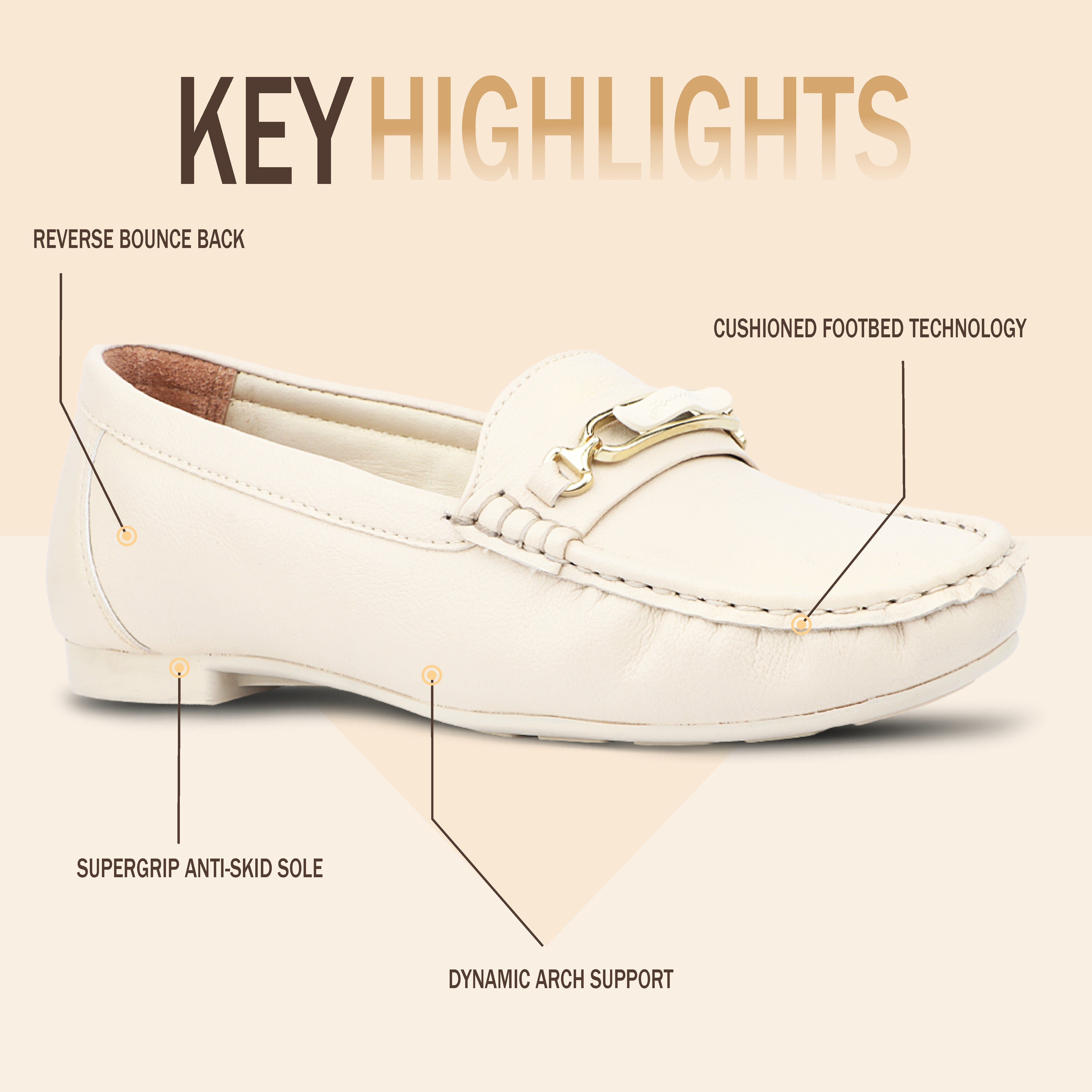 Medifeet Women’s Casual Leather Moc Toe Loafer Shoes | Pain-Free Walking Shoes