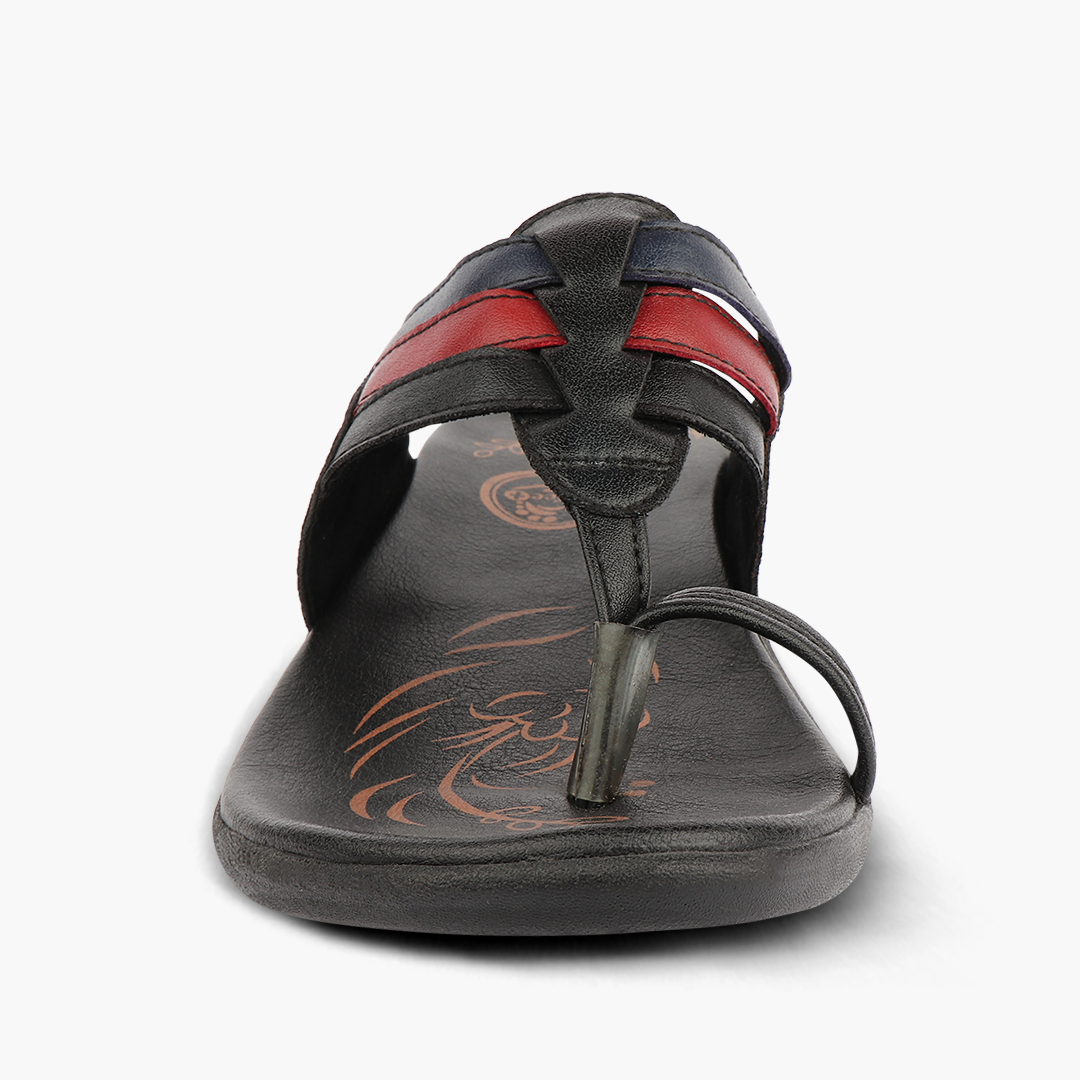 Medifeet Leather Slippers for Women (Kolhapuri Style | Premium Leather)