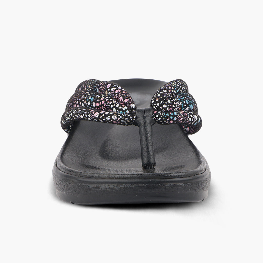 Medifeet Cushion & Comfortable Midsole With Arch Support Slippers For Women's (FLORAL)