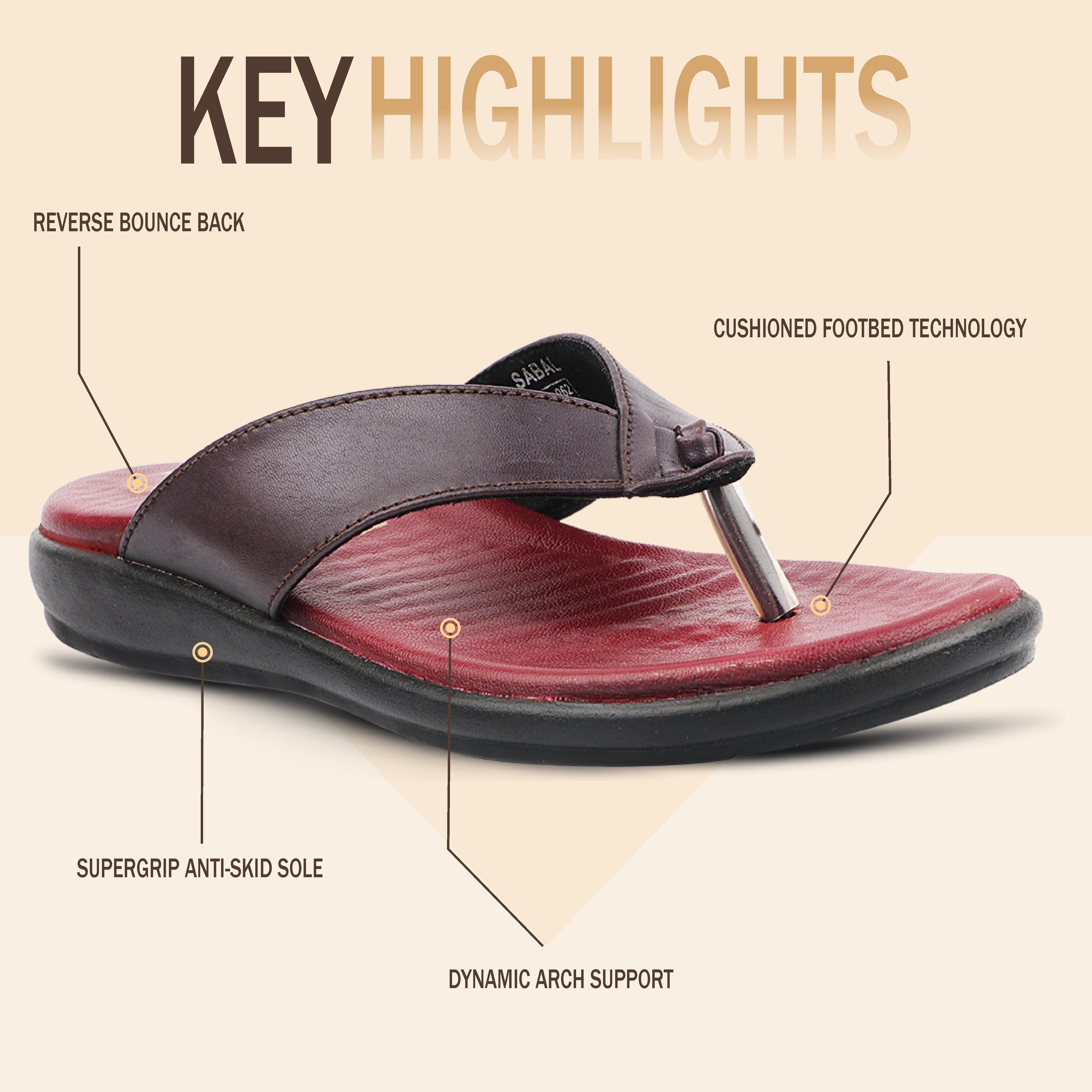 Medifeet Cherry Standard Slippers With Cushion Footbed For Women's